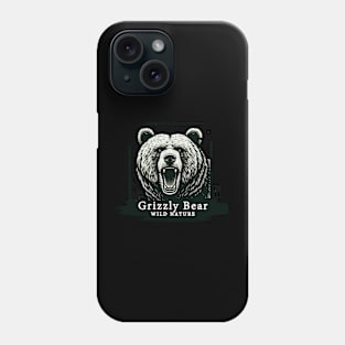 Grizzly Bear - WILD NATURE - GRIZZLY -14 Phone Case