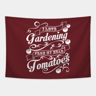 I Love Gardening Tapestry