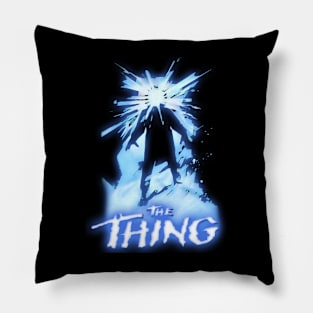 Embrace the Terror: Unearth Unimaginable Frights with Our 'The Thing' Horror T-Shirt! Pillow