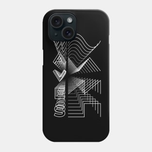 Waves Waveform Audio Analog Design Modular Gift Phone Case