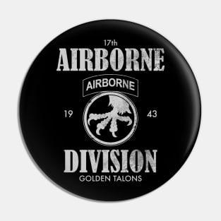 17th Airborne Division (distressed) Pin