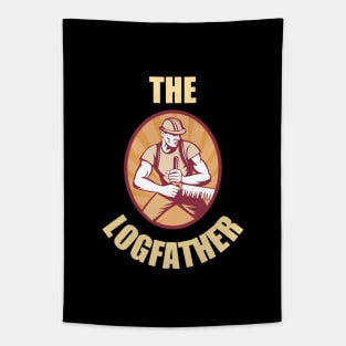 The Logfather (Light) - Logger Tapestry