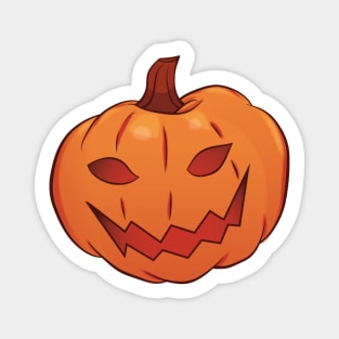 Scary Pumpkin Halloween Tee Magnet