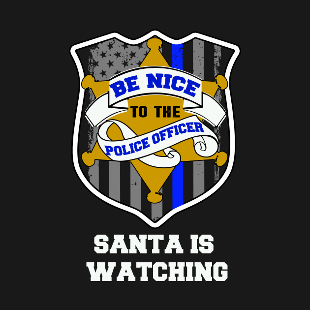 thin blue line christmas police gift by smiles4dia