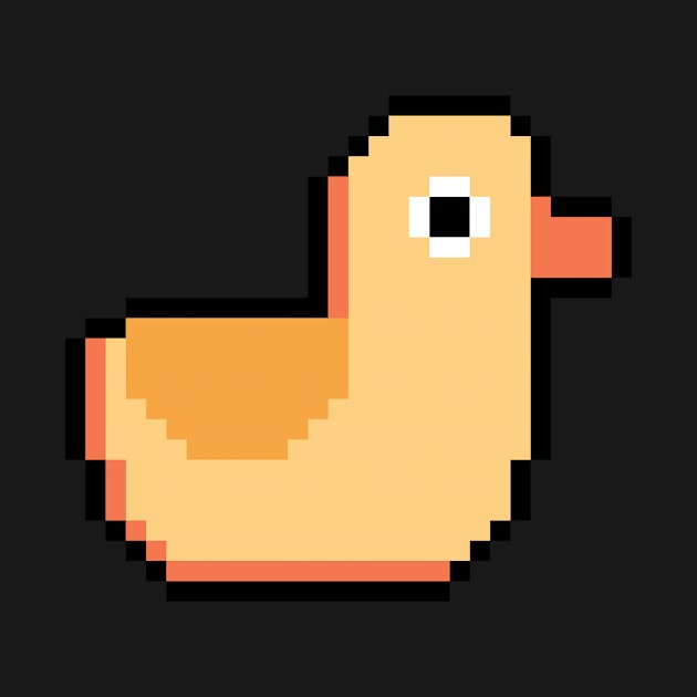 cute duck pixel art by Moonsayfar 