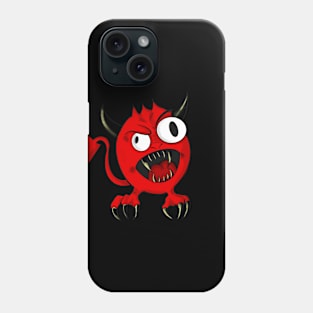 Little red monster Phone Case