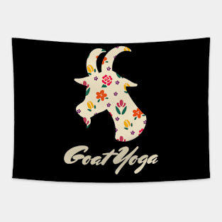 Goat Yoga Meditaion Tapestry