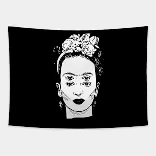 Psychedelic Frida Kahlo Tapestry