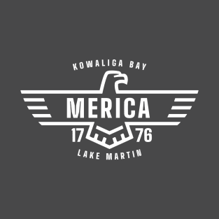 Lake Martin - Merica - light text T-Shirt