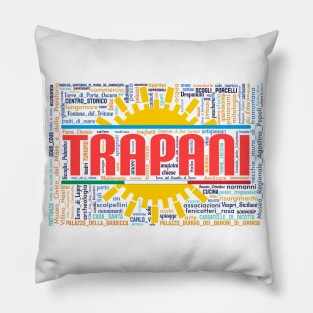 Trapani Wordart Pillow