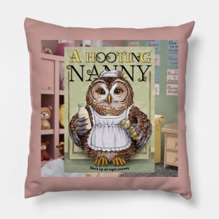 A Hooting Nanny Pillow