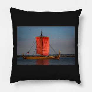 Tall Ship Draken Harald Harfagre Pillow