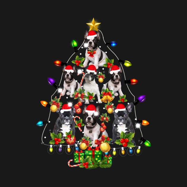 French Bulldog Christmas Tree by Che Tam CHIPS