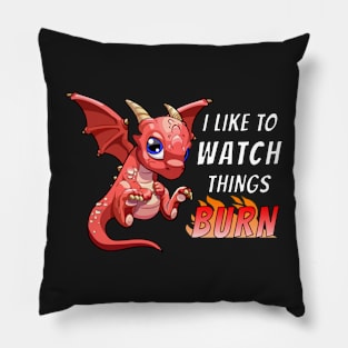 Cute Dragon Burn Pillow