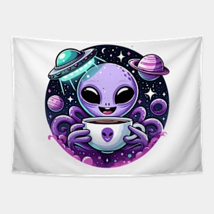 Galaxy coffe Tapestry