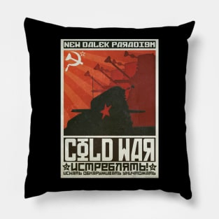 Dalek Time War Propaganda Poster Pillow