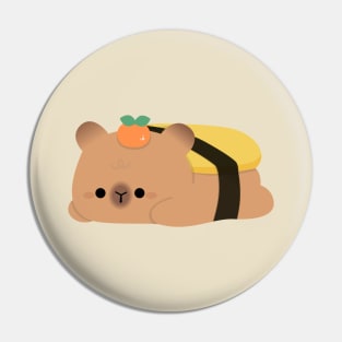 Capybara Tamago Pin