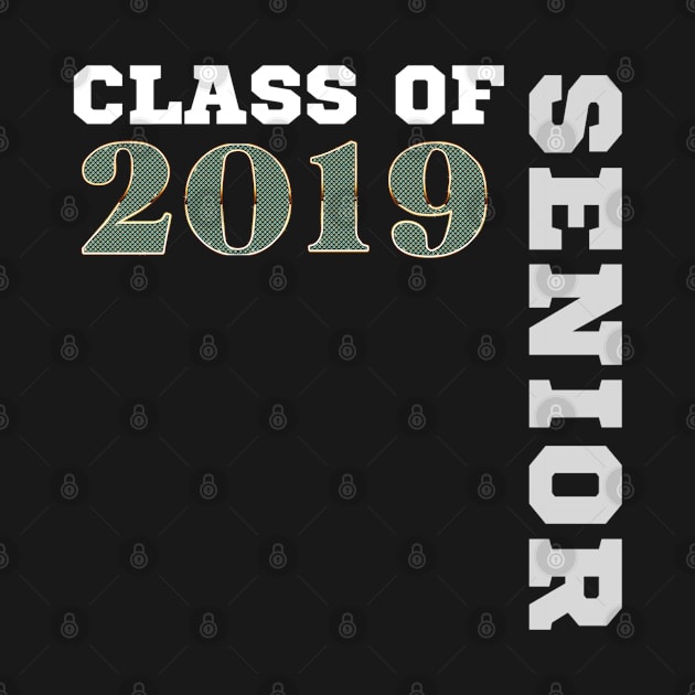Class Of 2019 Senior Funny Graduation Gift by lateefo