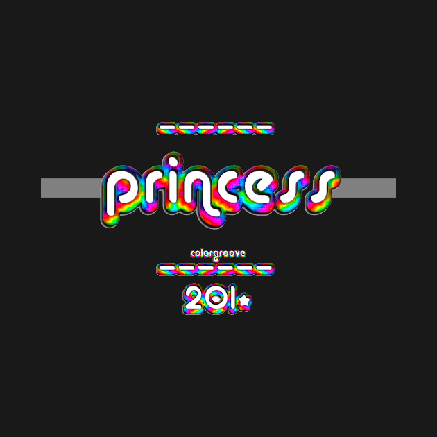 Princess 2010 ColorGroove Retro-Rainbow-Tube nostalgia (wf) by Blackout Design