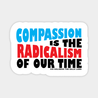 Compassion is the Radicalism of our Time Magnet