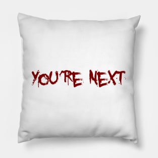 Scary Horror Design - You're Next Pillow