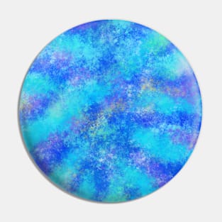 Tie Dye Blue Pin