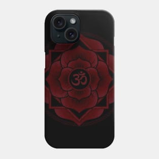 Aum Namaste Lotus Mandala Phone Case