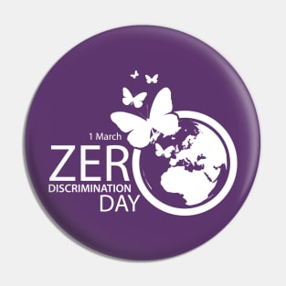 Zero Discrimination Day Pin