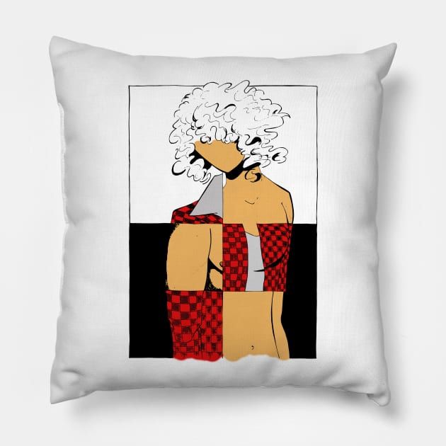 URBAN-NAKED MEN Pillow by Juanpe