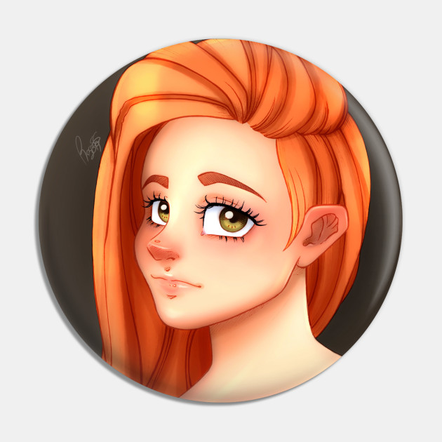 Anime Redhead 01 Redhead Pin Teepublic