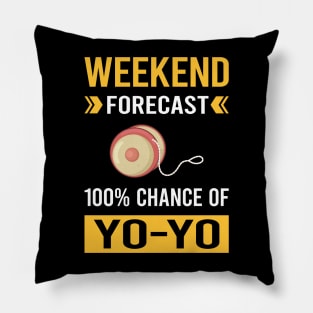 Weekend Forecast YoYo Yo-Yo Pillow