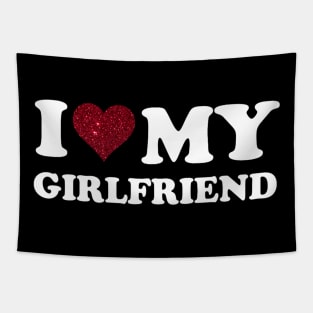 I Love My Girlfriend Gf I Heart My Girlfriend GF Funny Tapestry