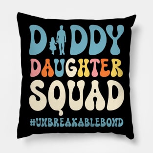 Dad Daughter Squad Father and Daughter Unbreakablebond Gift For Men Father day Pillow