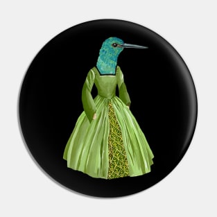 Tudor Hummingbird Pin