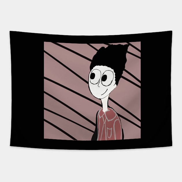 Mag illustration Character T-Shirt Tapestry by Yasmin14