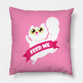 Big Eyes Cat Pillows Teepublic