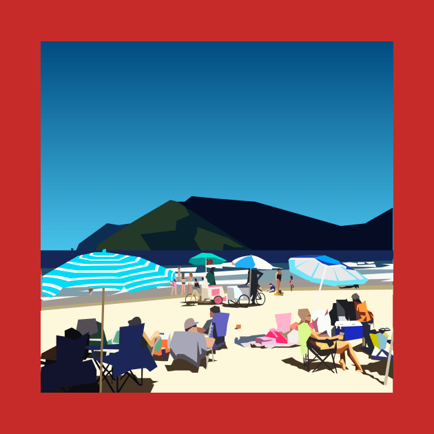 A Day at The Beach by nicholashugginsdesign