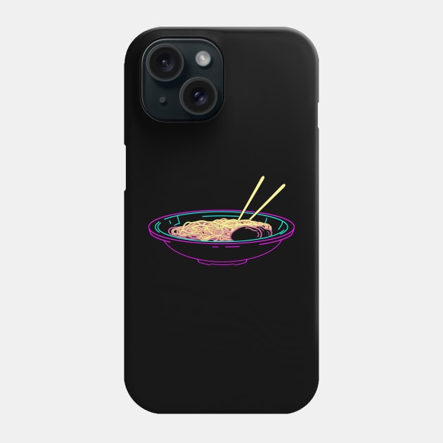 Neon Noodles Phone Case by nick1213mc