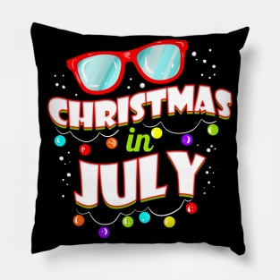 Christmas In July Logo Sunglasses Christmas In July Pillow