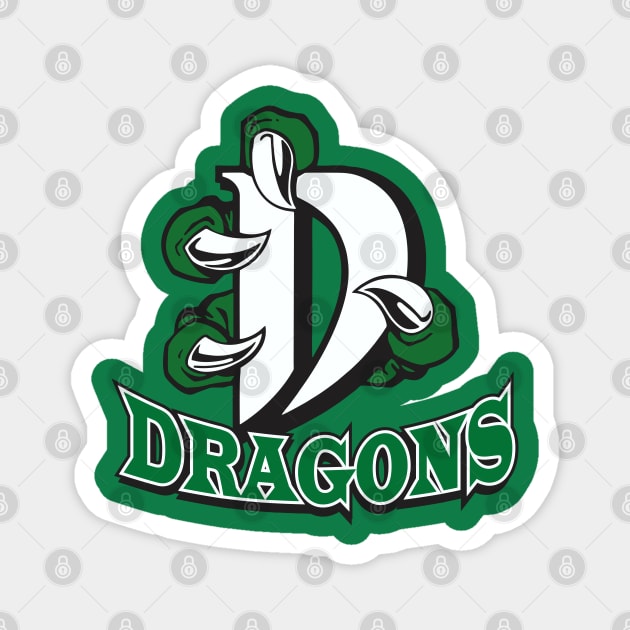 Dragons Sports Logo Magnet by DavesTees