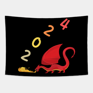 2024 red dragon Tapestry