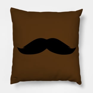 Moustache - Bushy (Skin tone F) Pillow