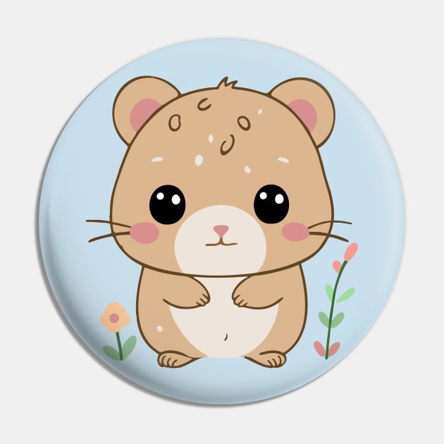 Sad Hamster Pin by Javisolarte