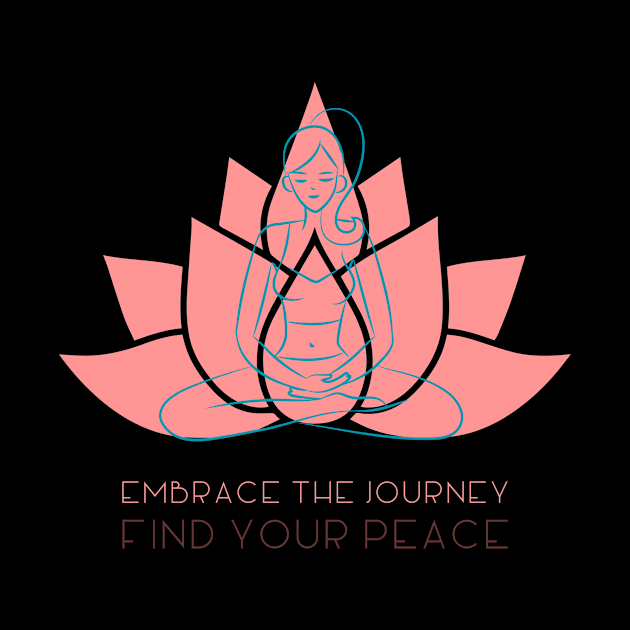 Embrace The Journey, Find Your Peace by The Ymij Store