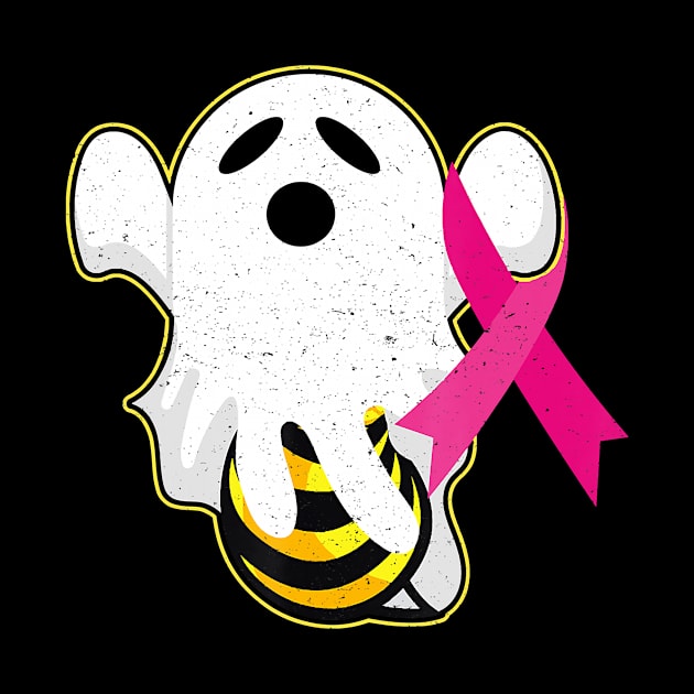 Boo Bees Breast Cancer Awareness Halloween by JaydeMargulies