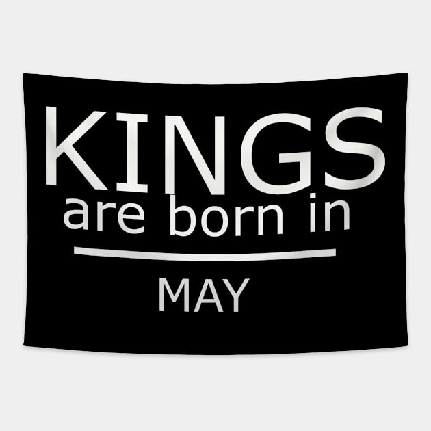 kings are born in may Tapestry by yassinstore