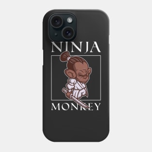 Ninja Monkey - Funny Ninja Warrior - Shinobi Phone Case