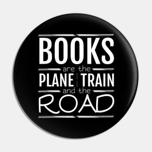 Book are the plane and the train and the road Pin