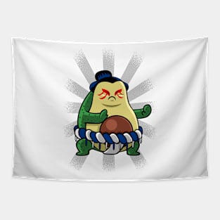 Avocado Sumo Tapestry