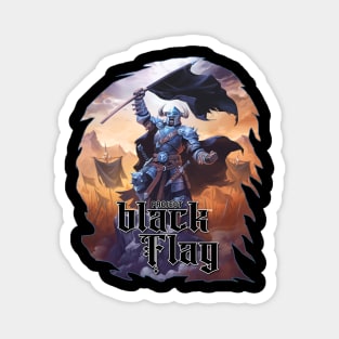 Black Flag Knight Kobold Press Magnet